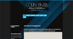 Desktop Screenshot of colinbabb.com